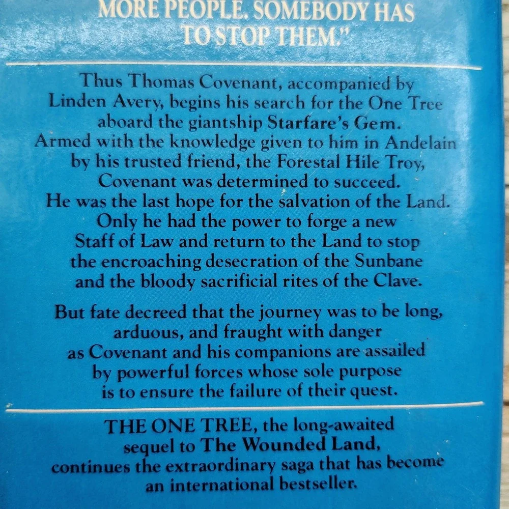 The One Tree by Stephen R. Donaldson (Chronicles of Thomas Covenant) Vtg 1983 PB